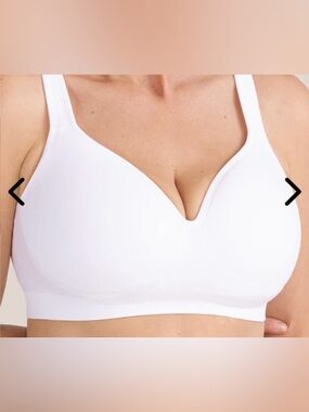 BNWT Shapermint Essentials Sweetheart Wireless Contour Bra WHITE 3X
